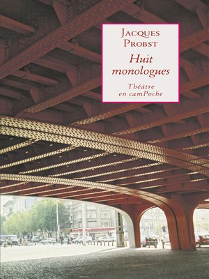 cover image of Huit monologues